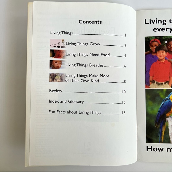 Living Things Are Everywhere! By Jayne Smith kids educational reading book - Picture 6 of 17
